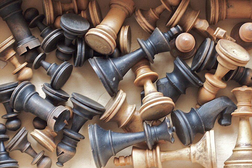 Wooden Chess Set Handcrafted
