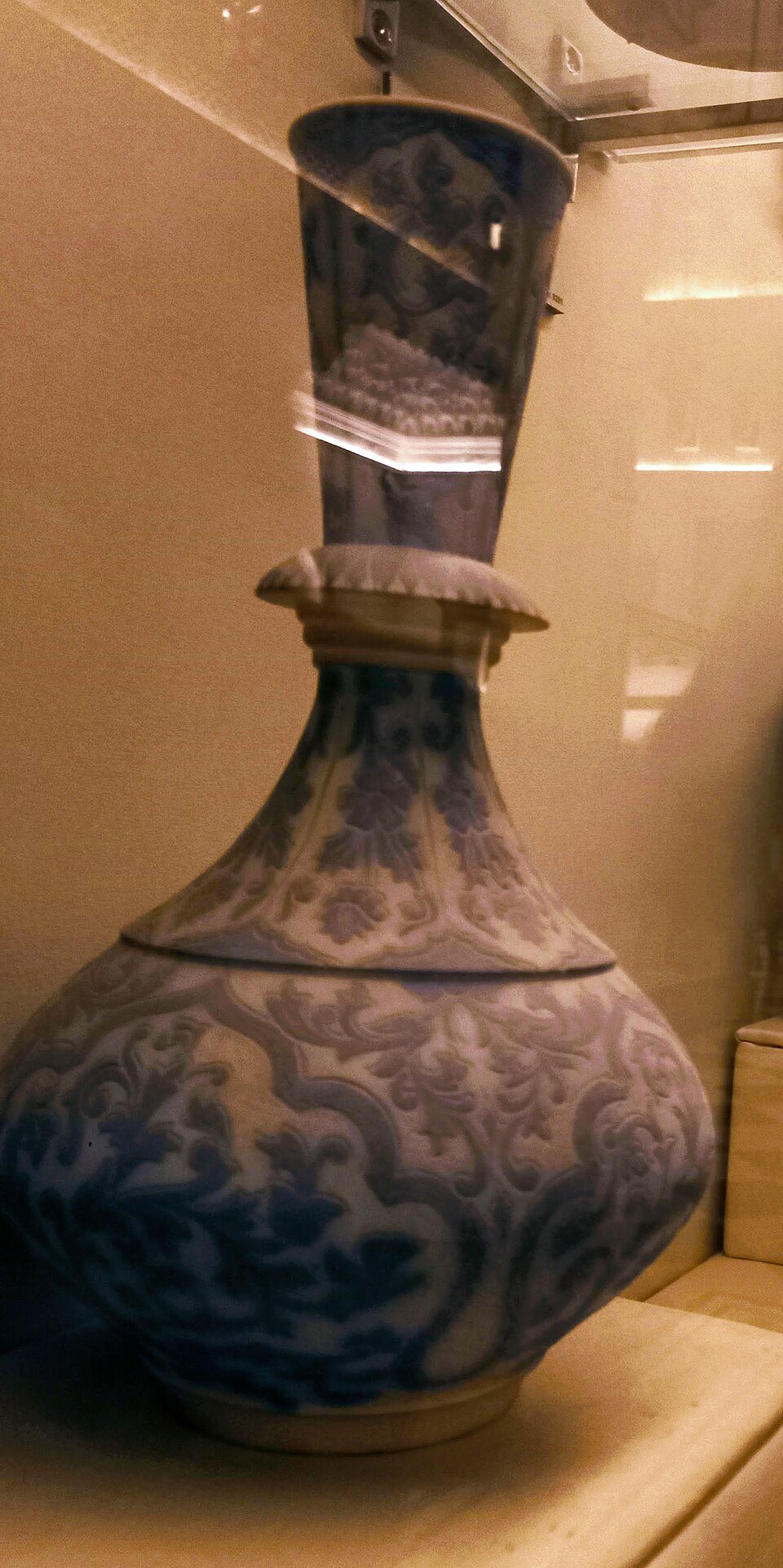 Hand-painted Blue Pottery Vase