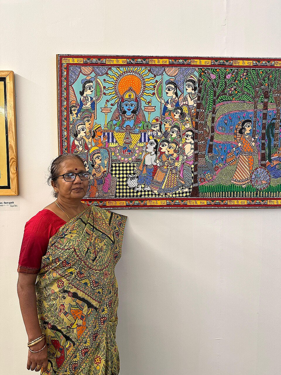 Madhubani Hand-painted Canvas Art