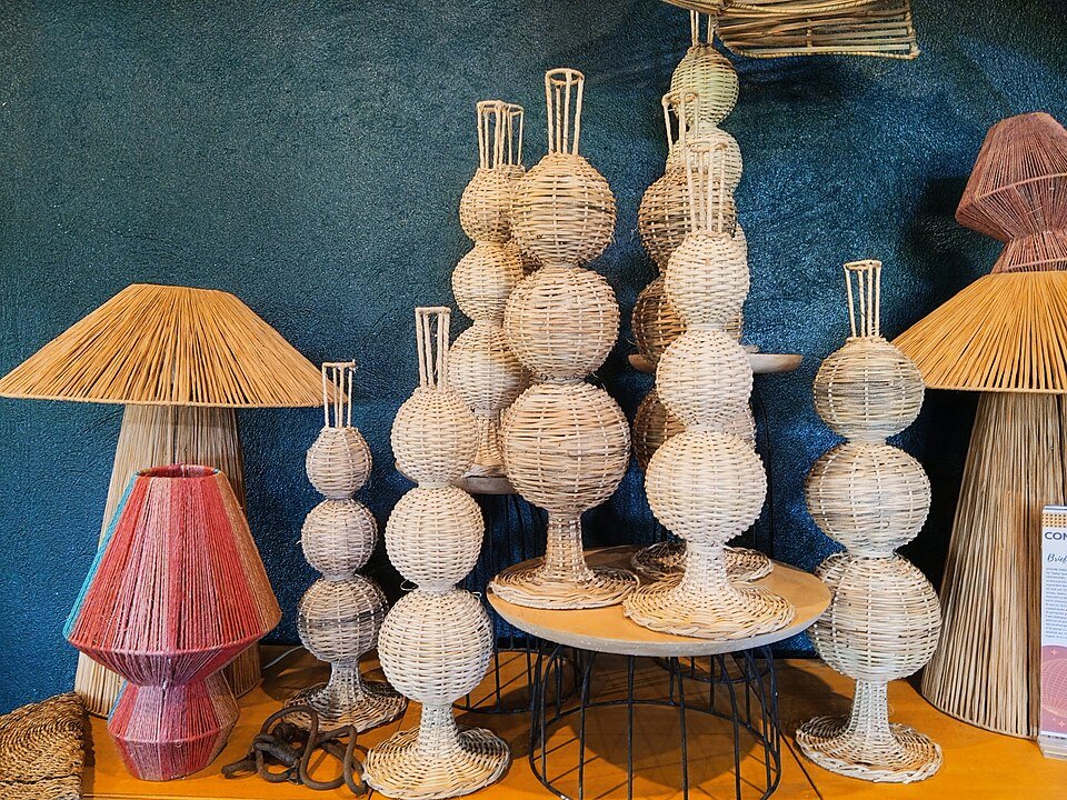 Rattan Woven Pendant Lamp Shade