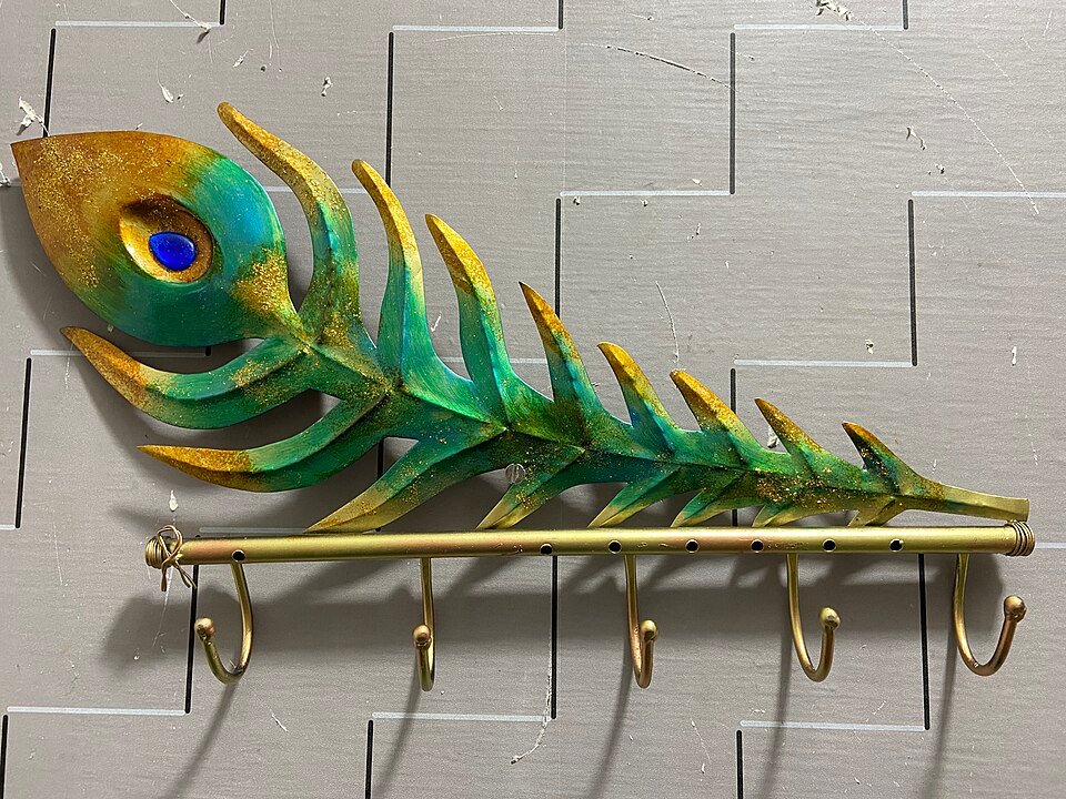 Metal Peacock Wall Hanging