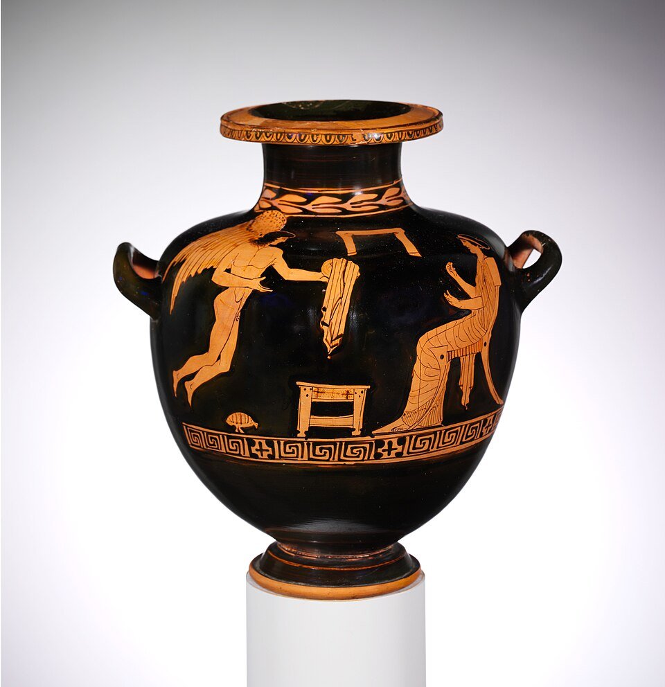 Terracotta Water Jug with Glasses (Matka Set)