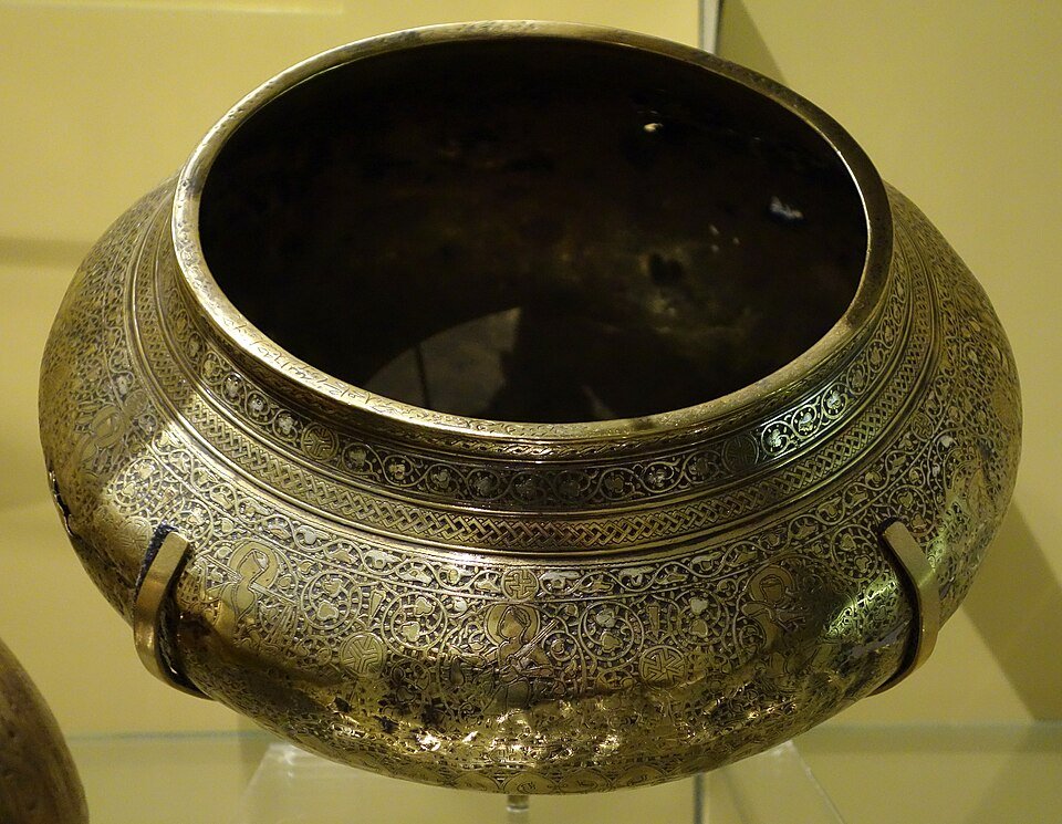 Engraved Brass Pooja Thali Set